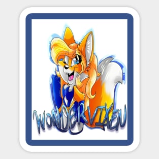 Wondervixen by Emily Bandicoot Sticker